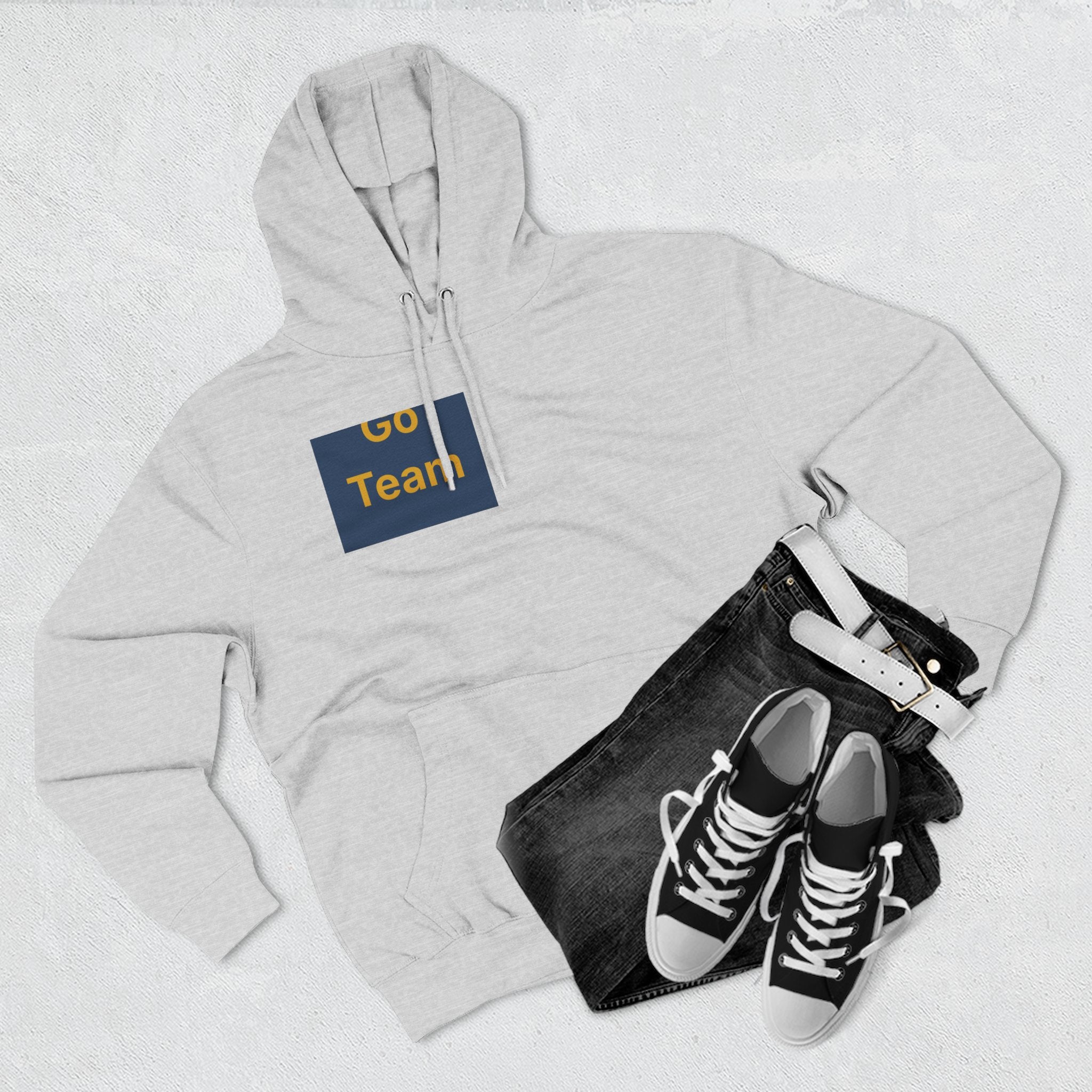 Go Team — Three-Panel Fleece Hoodie