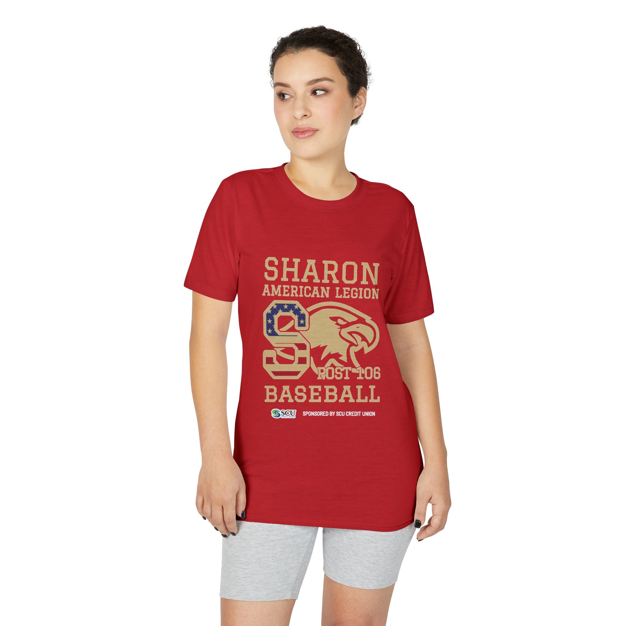 Sharon American Legion Baseball Eagle Logo Performance T-Shirt