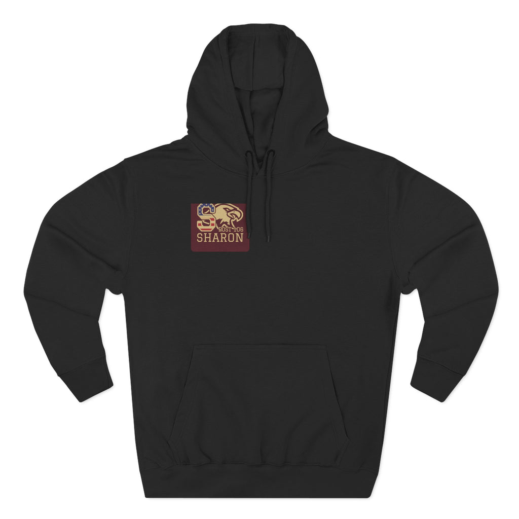 Sharon Legion Baseball — Three-Panel Fleece Hoodie
