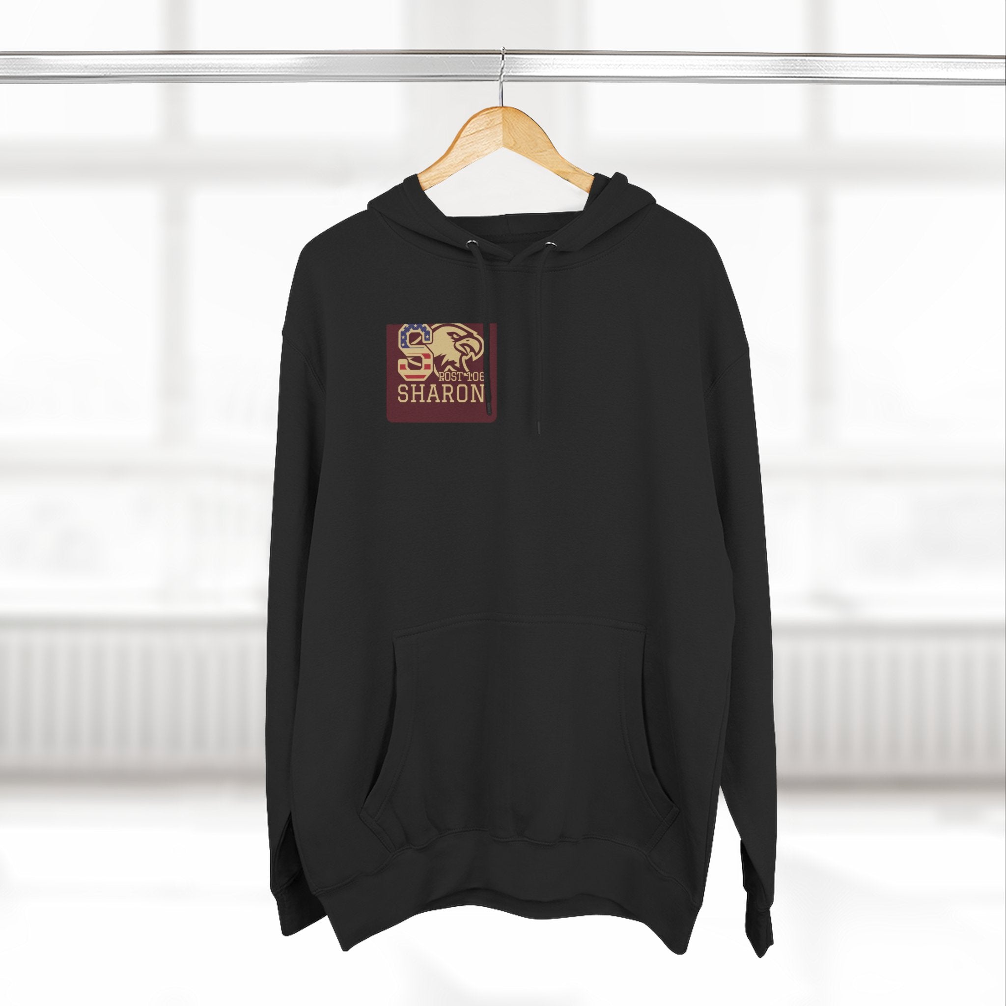Sharon Legion Baseball — Three-Panel Fleece Hoodie