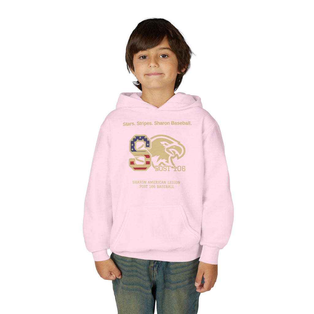Sharon Legion Baseball — Youth Heavy Blend Hooded Sweatshirt