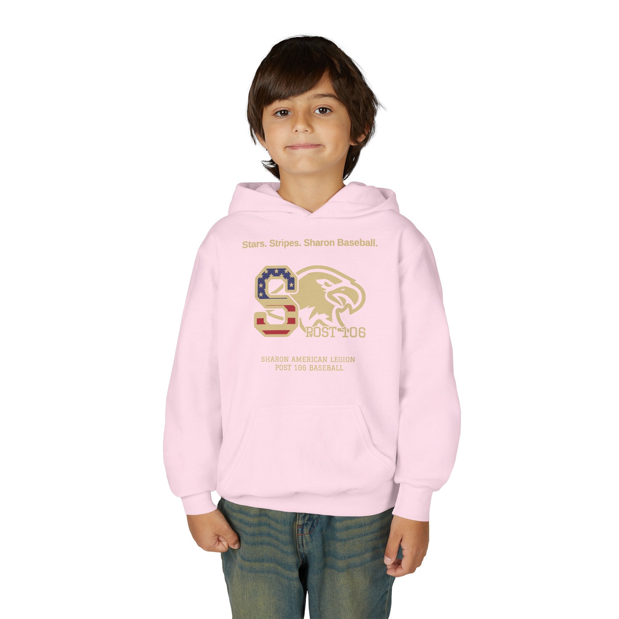 Sharon Legion Baseball — Youth Heavy Blend Hooded Sweatshirt