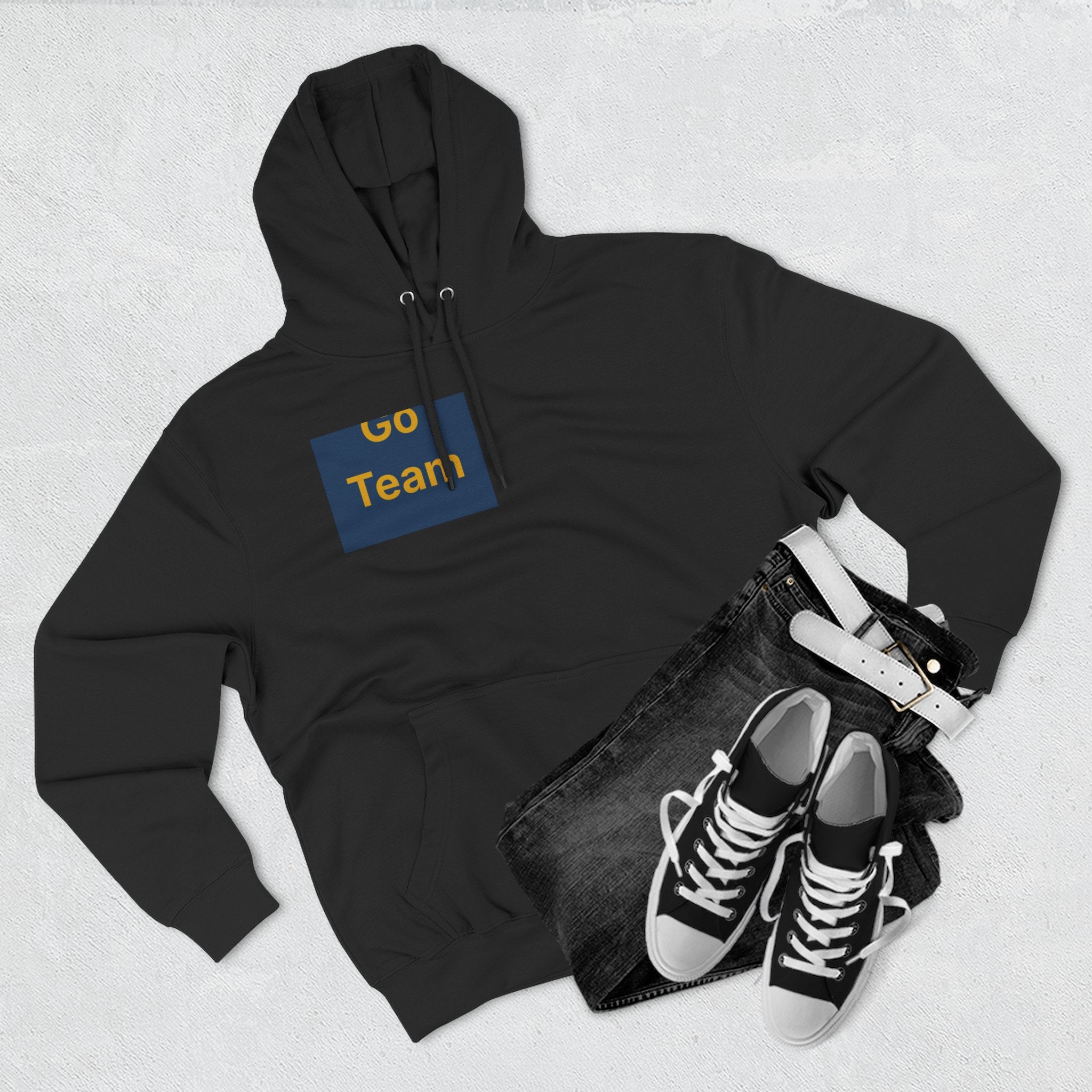 Go Team — Three-Panel Fleece Hoodie