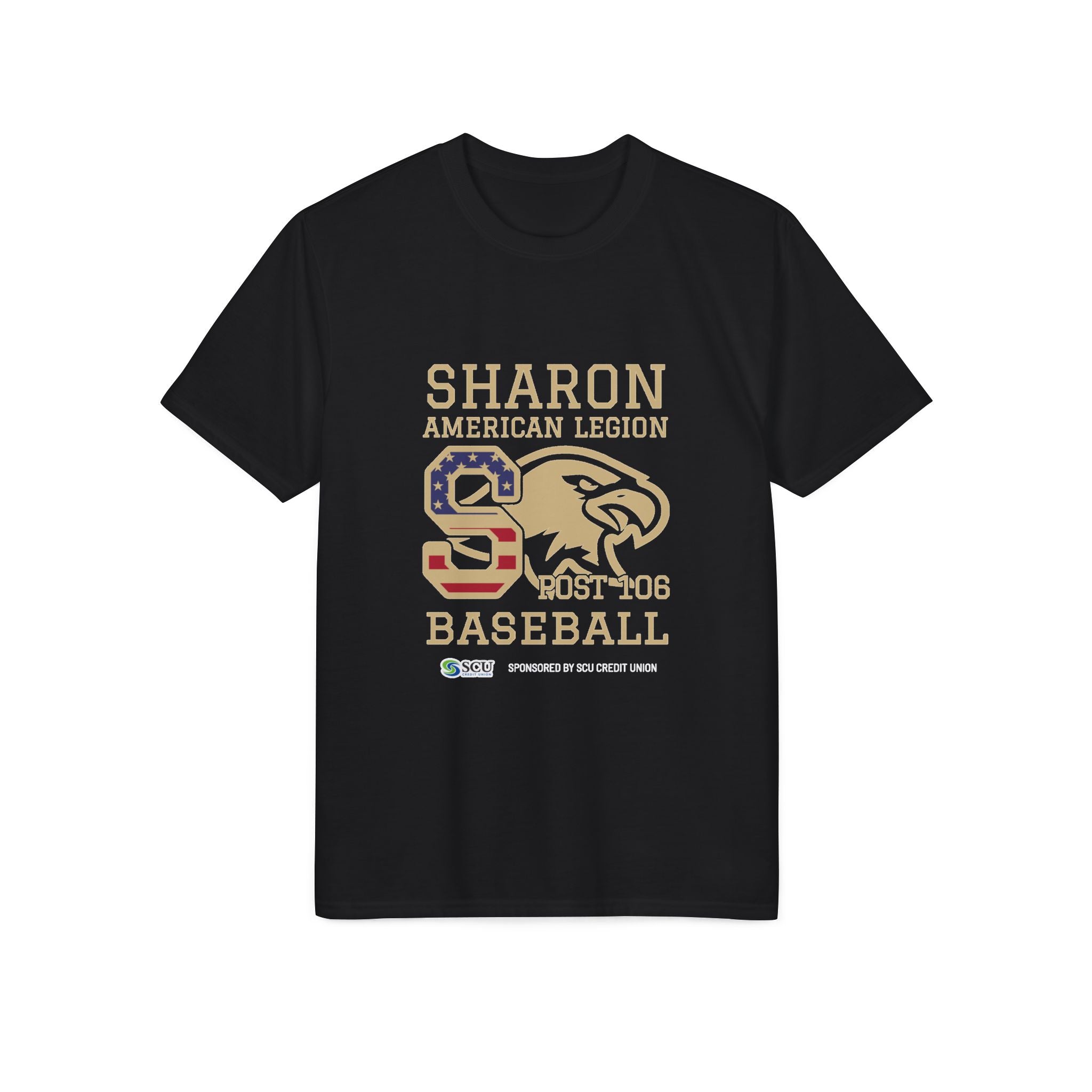 Sharon American Legion Baseball Eagle Logo Performance T-Shirt