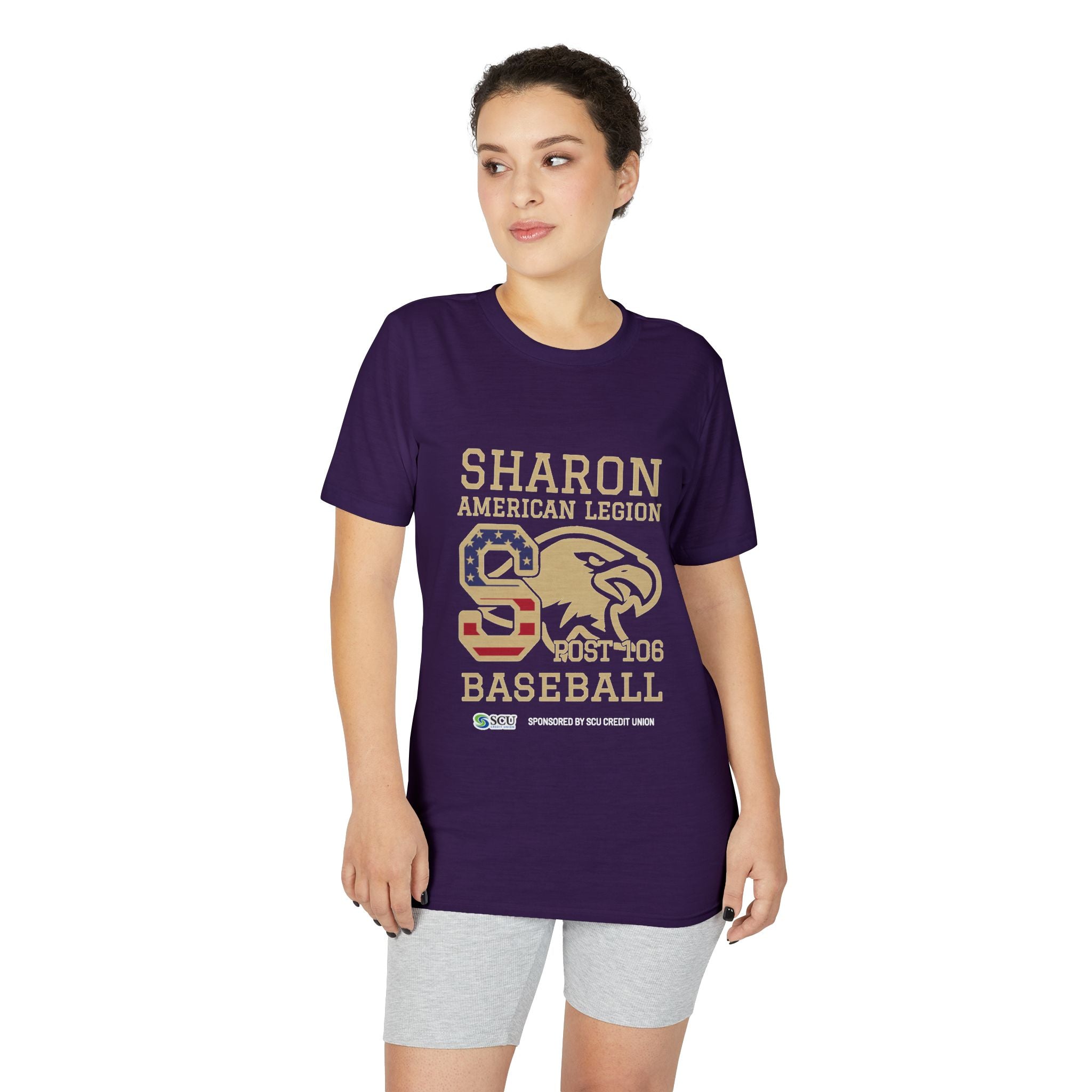 Sharon American Legion Baseball Eagle Logo Performance T-Shirt
