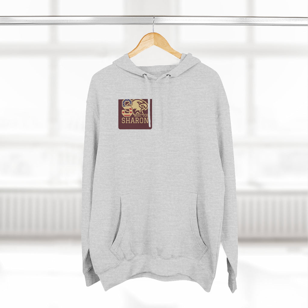 Sharon Legion Baseball — Three-Panel Fleece Hoodie