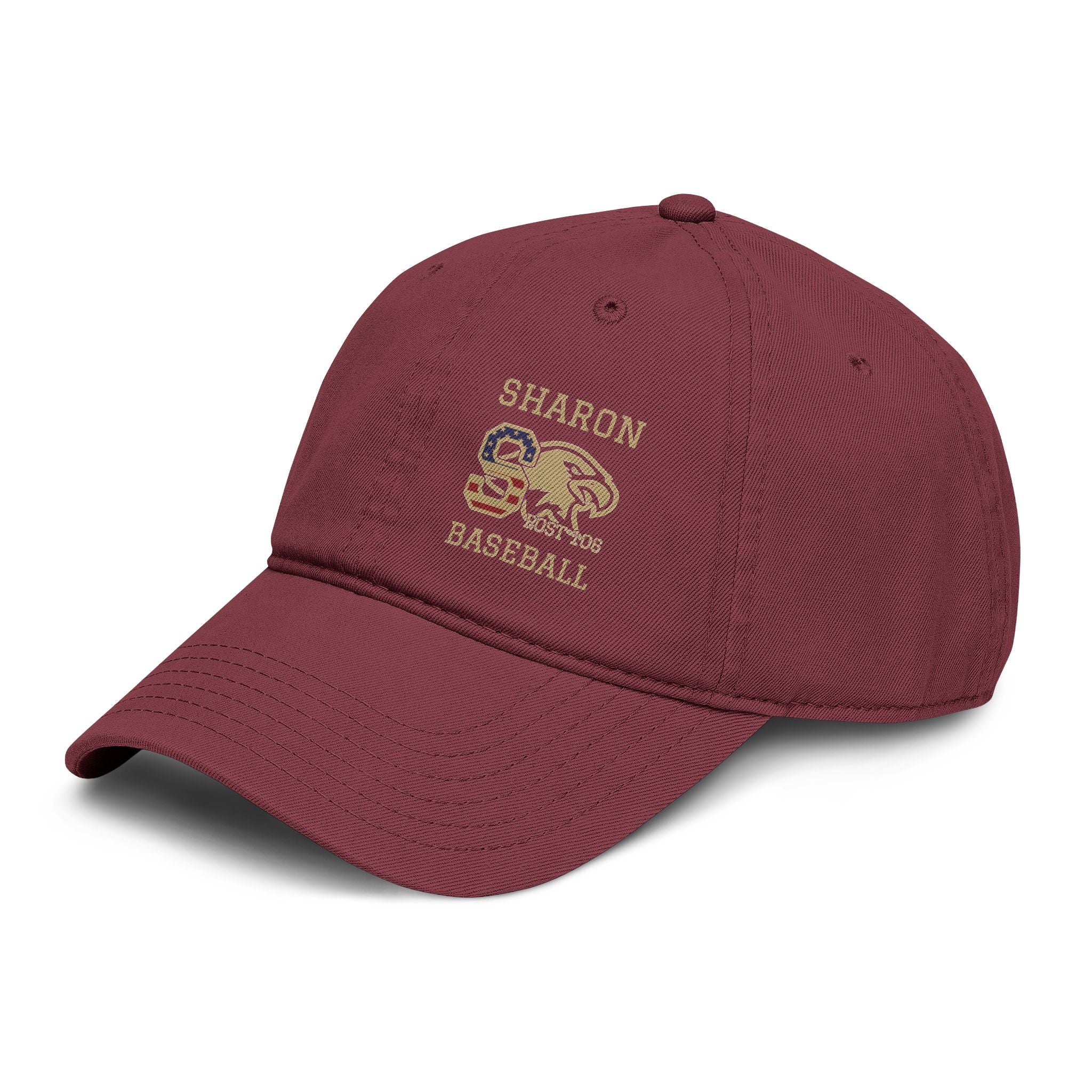 Washed Baseball Cap - Vintage Sharon Post 106 Logo