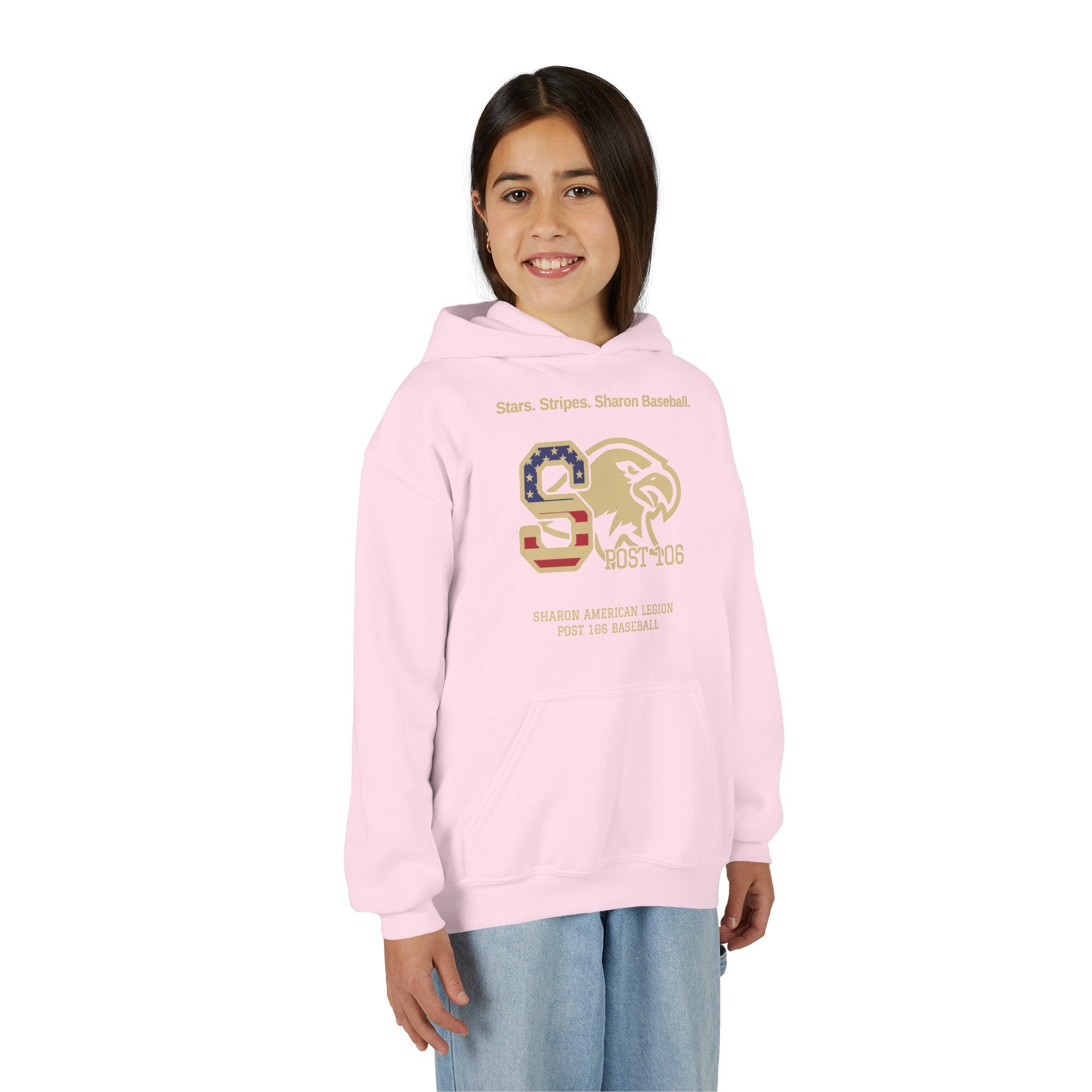 Sharon Legion Baseball — Youth Heavy Blend Hooded Sweatshirt