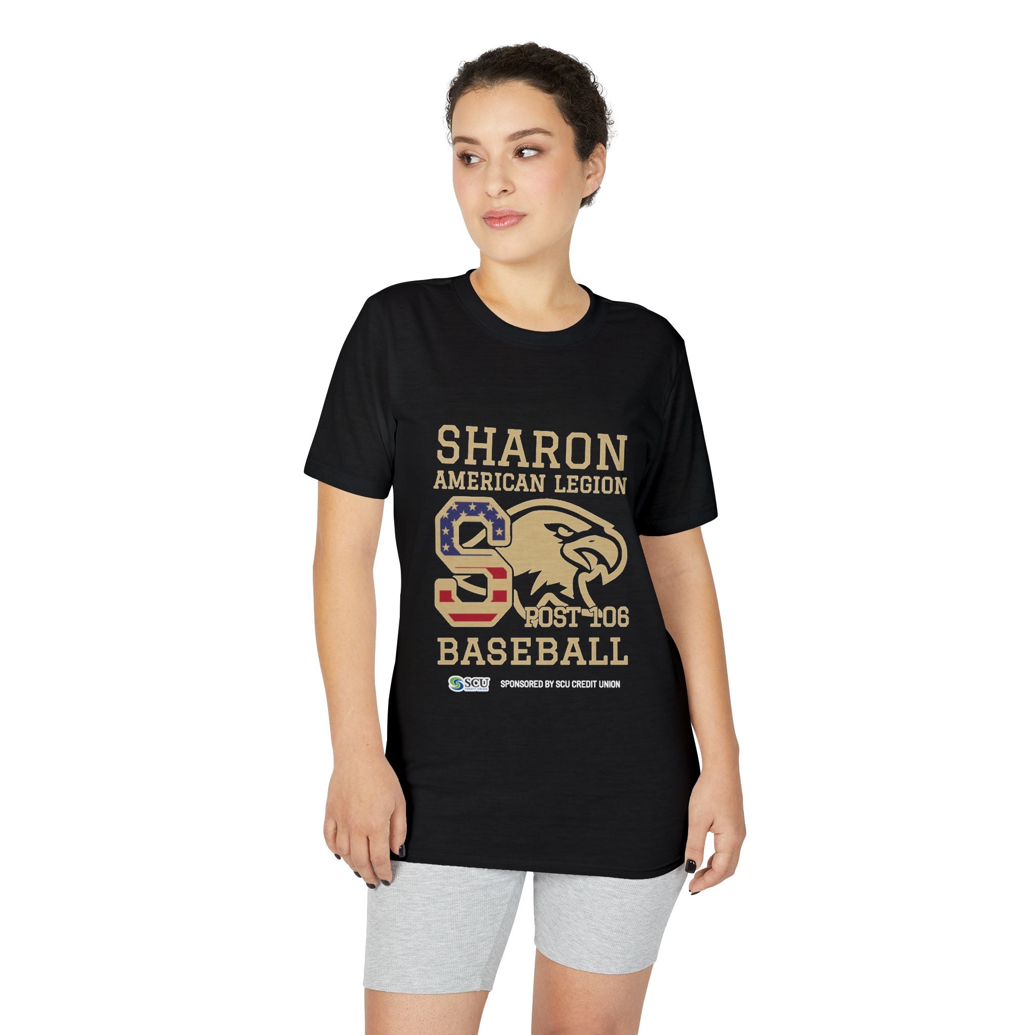 TEST of Sharon American Legion Baseball Eagle Logo Performance T-Shirt
