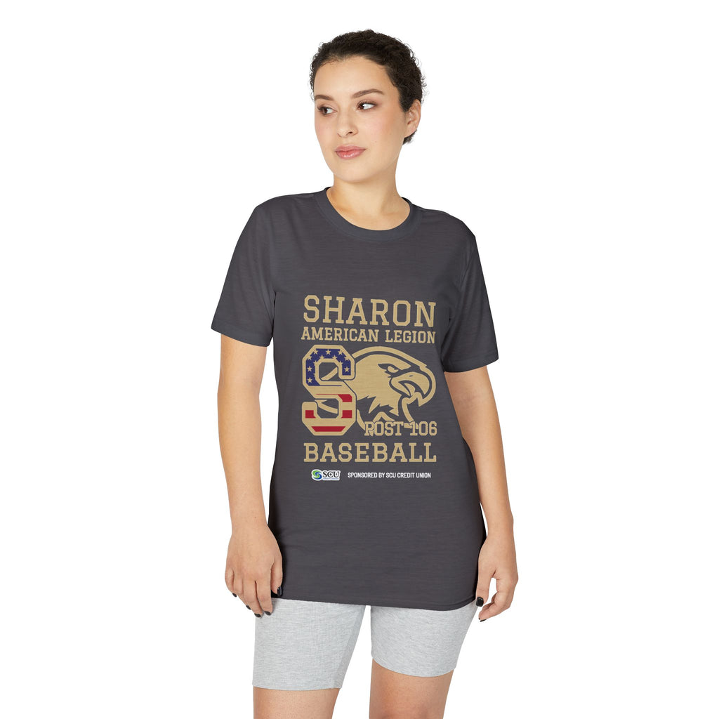 Sharon American Legion Baseball Eagle Logo Performance T-Shirt