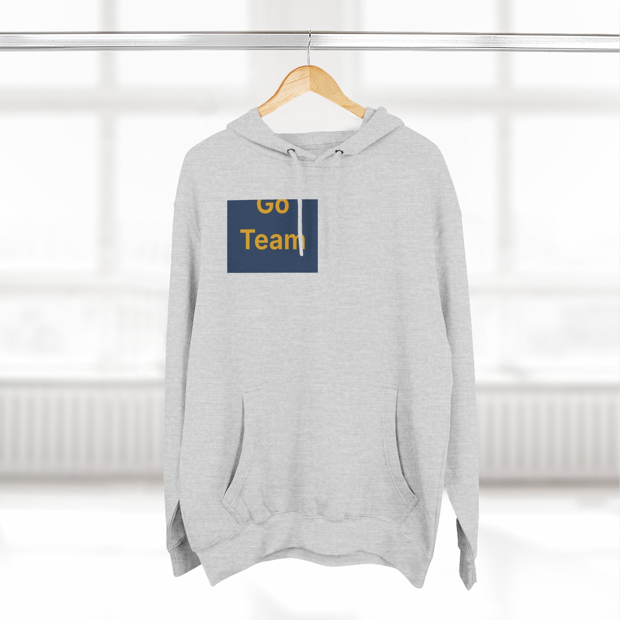 Go Team — Three-Panel Fleece Hoodie