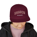 Embroidered Snapback Hat — Custom 'SHARON Baseball' Streetwear Cap