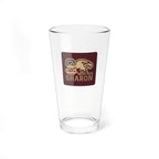 Mixing Glass — Personalized 'Sharon' School Mascot 16oz Pint Glass